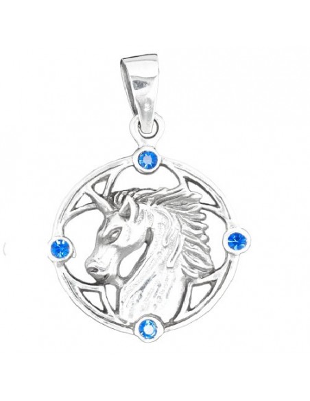 Pendentif Licorne En Argent