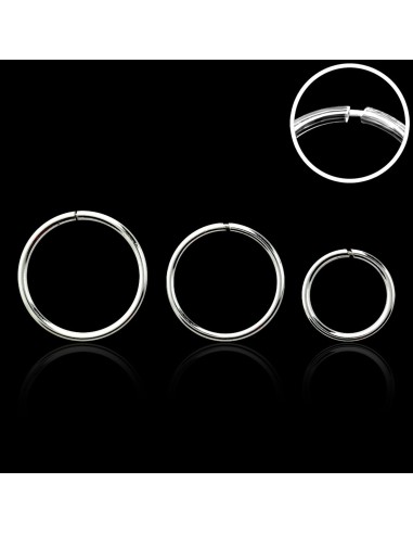 Piercing anneau nez doré 0.60 mm x 10 mm  modèle ALAK