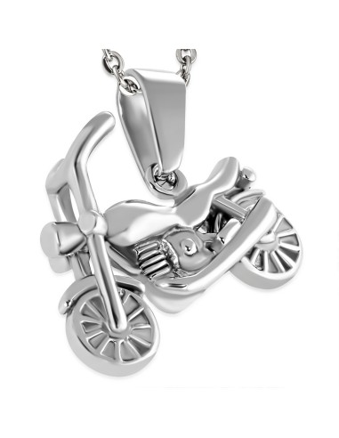 Pendentif acier moto oxcmobijoux