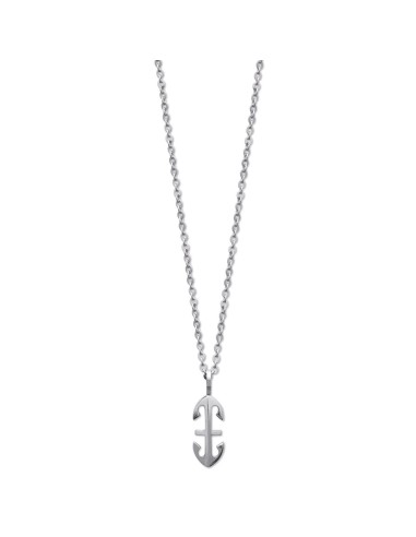 Collier ancre marine en  acier