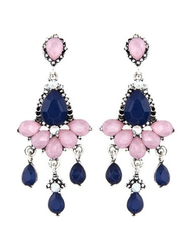 boucles d'oreille multicolore fantaisie modèle Bredy