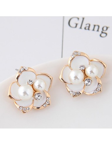 Boucles d'oreilles fleur 