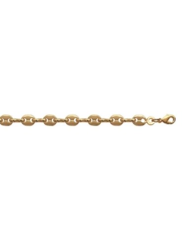 bracelet grain de café plaqué or 19 cm x 4 mm modèle Byntaro