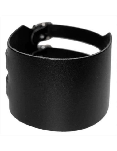 Bracelet cuir noir modèle Bryck