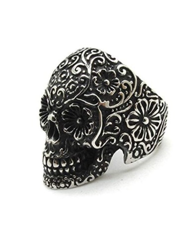 Bague skull en acier modèle BAOck