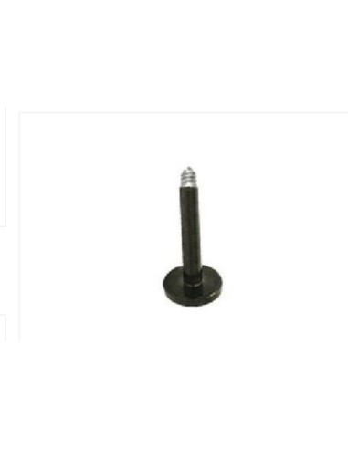 Piercing Accessoire tige  labret acier 1.2 mm noir modèle Bernat