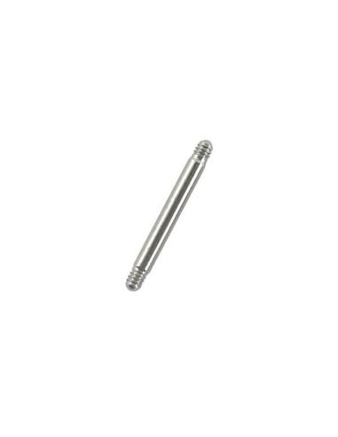 Accessoire piercing tige langue en acier doré 1.6 mm modèle Barna