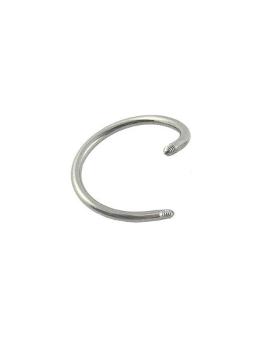 piercing accessoire twist 1.2 mm x 10 mm modèle Akuke