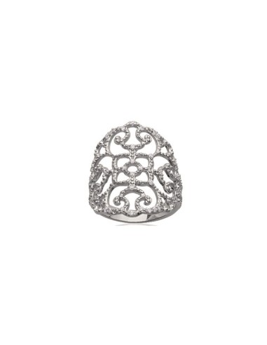 Bague argent et zircones modèle Biarchy