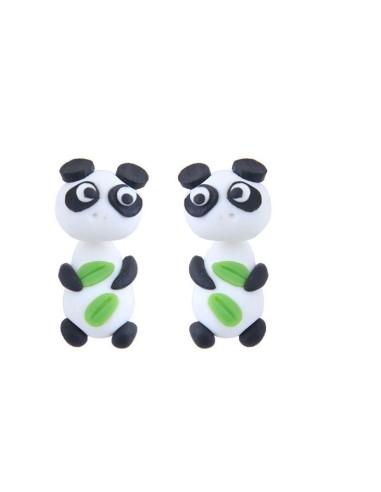 Boucles d'oreille Panda  modèle Biarchy