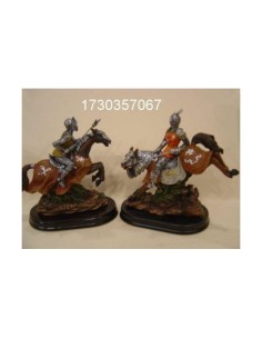 Figurines chevaliers à cheval modèle Biarchy
