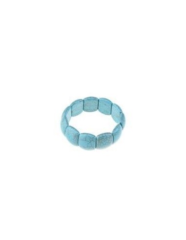 bracelet élastique style turquoise