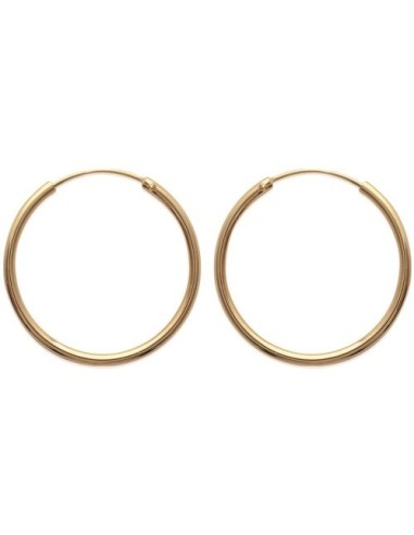 Créoles plaqué or 20 mm modèle Ambrosios
