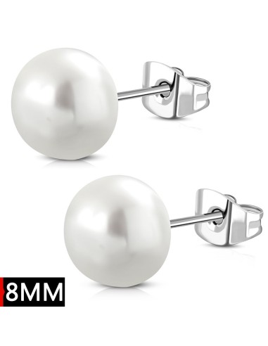 Boucles d'oreilles perles d'eau douce modèle Ammin