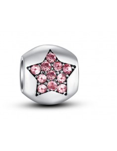 Charm bead rose étoile