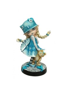 Statuette figurine fée bleue modèle Babylas