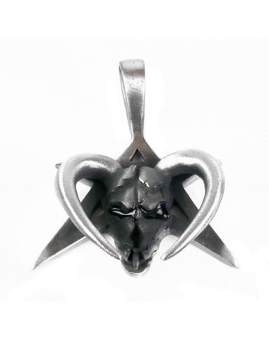 Pendentif  Baphomet en étain