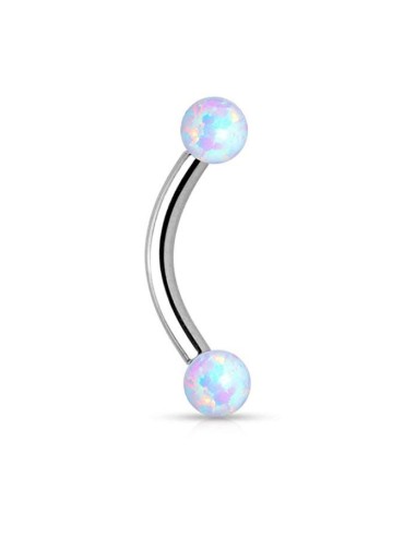 Piercing Arcade boule opale synthétique modèle Berban