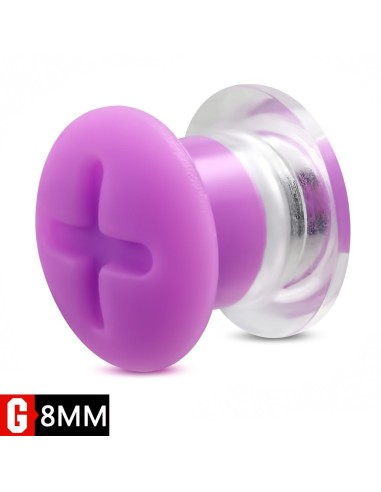Piercing plug violet  modèle Bertle