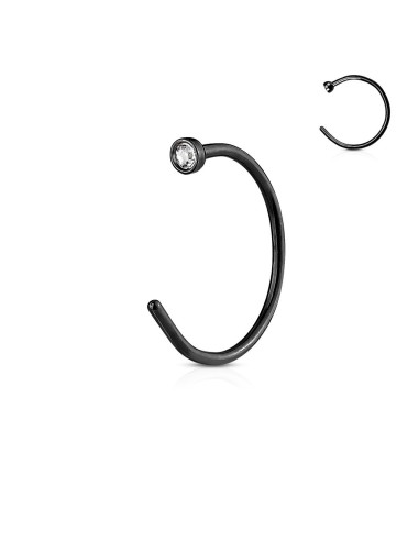 Piercing nez anneau 8 mm modèle Amittai