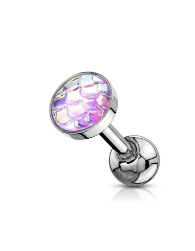 piercing Tragus opale modèle Bobet