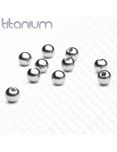Accessoire boule titanium 1.2 mm modèle Bartile