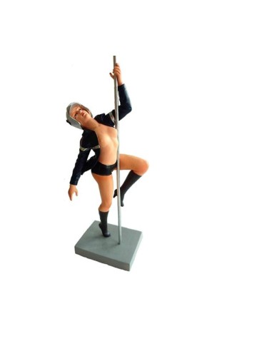 Statuette figurine femme pompier sexy pole dance modèle Boatrice