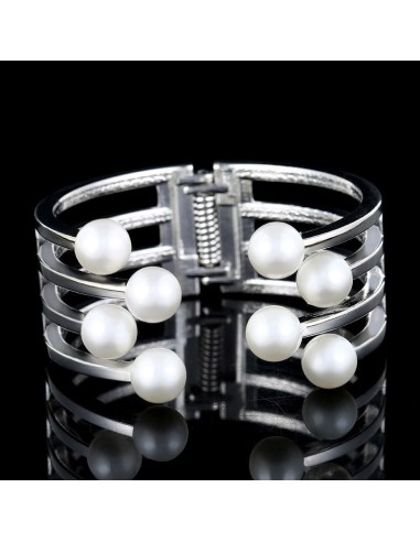 Bracelet rigide perles  modèle Azazias