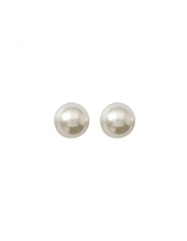 Boucles d'oreilles  Perles 12 mm Ivoire - Crème