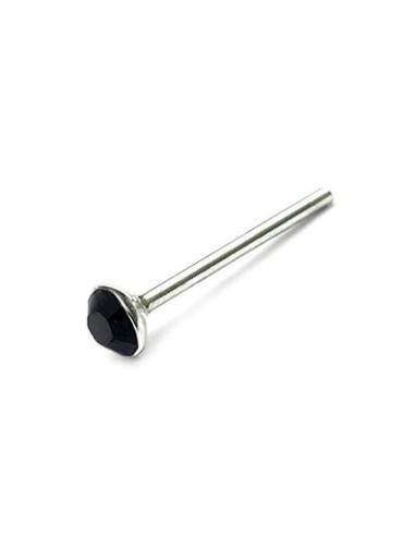 Piercing nez à plier noir 2.5 mm modèle Akisumi