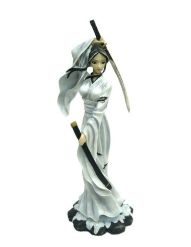 Statuette figurine manga guerrière blanche modèle  Bonigne