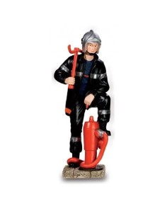 Figurine statuette Pompier bouche d'incendie modèle Bonjamin