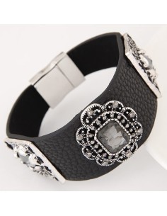 Bracelet mode couleur noir modèle Bugge