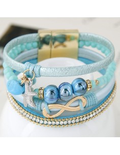 Bracelet bleu turquoise modèle Bucchus