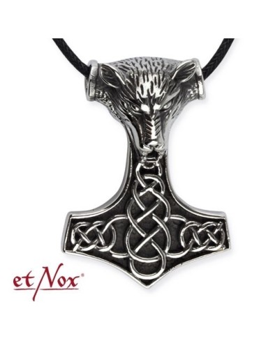 Pendentif marteau de thor en acier modèle Baesad