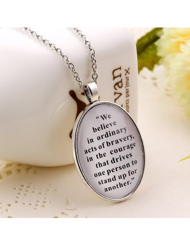 Collier cosplay Pendentif Ovale  Divergent modèle Bistian