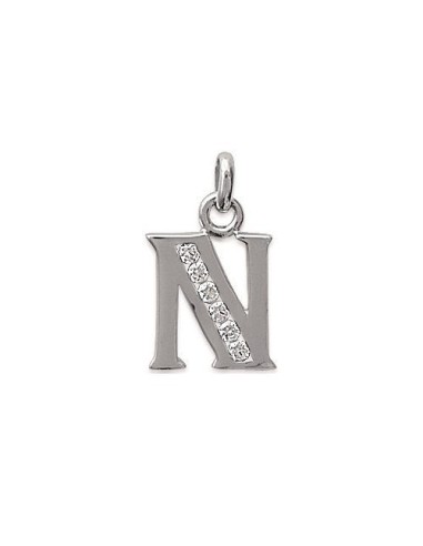 Pendentif lettre N modèle Avadan