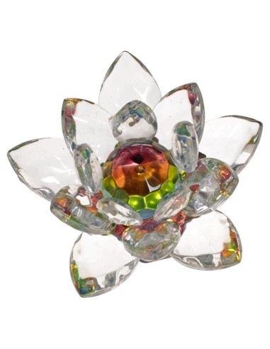 Objet Déco Fen Shui Lotus Cristal