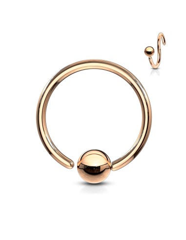 Piercing  anneau captif modèle Albert