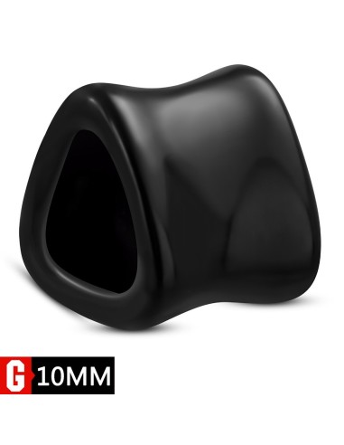 Piercing  tunnel acrylique noir  modèle Bocchus