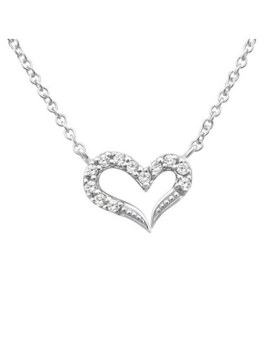 Collier Coeur en Argent modèle Aroldu