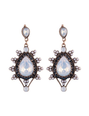 Boucles d'oreille opale fantaisie modèle Ailiny