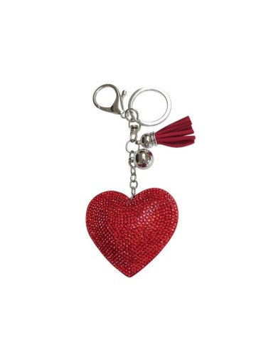 Porte clés Keychain  coeur rouge modèle Anasyde