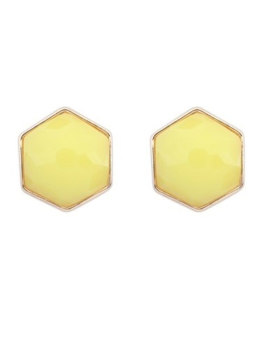 Boucles d'oreilles jaune