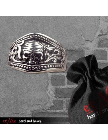 Bague skull acier etNox