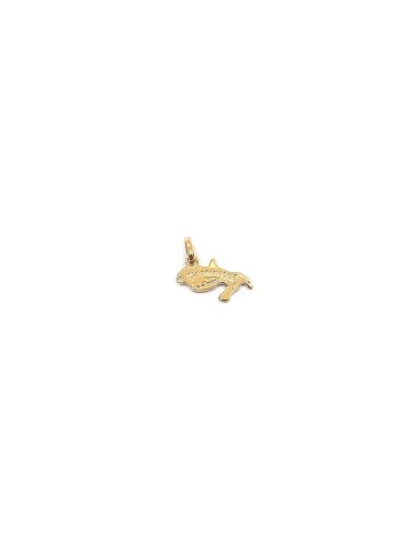 Pendentif Martinique en plaqué or modèle Angeles
