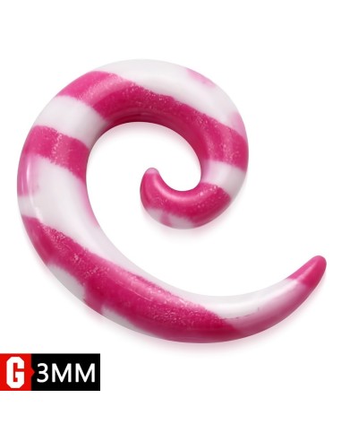 Piercing spirale rose modèle Xensyl