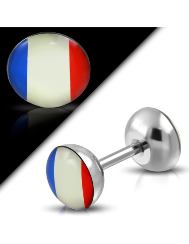Faux plug drapeau France modèle Ribelf