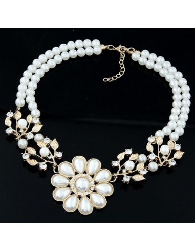 collier fantaisie perles