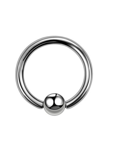 Piercing  anneau captif acier 1.2 mm modèle Bingane